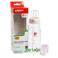 Bình sữa Pigeon 200ml (thủy tinh, cổ thường)