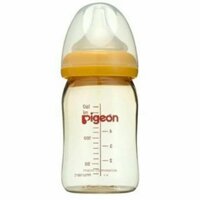 Bình sữa Pigeon cổ rộng 160ml (nhựa PPSU, 0M+)