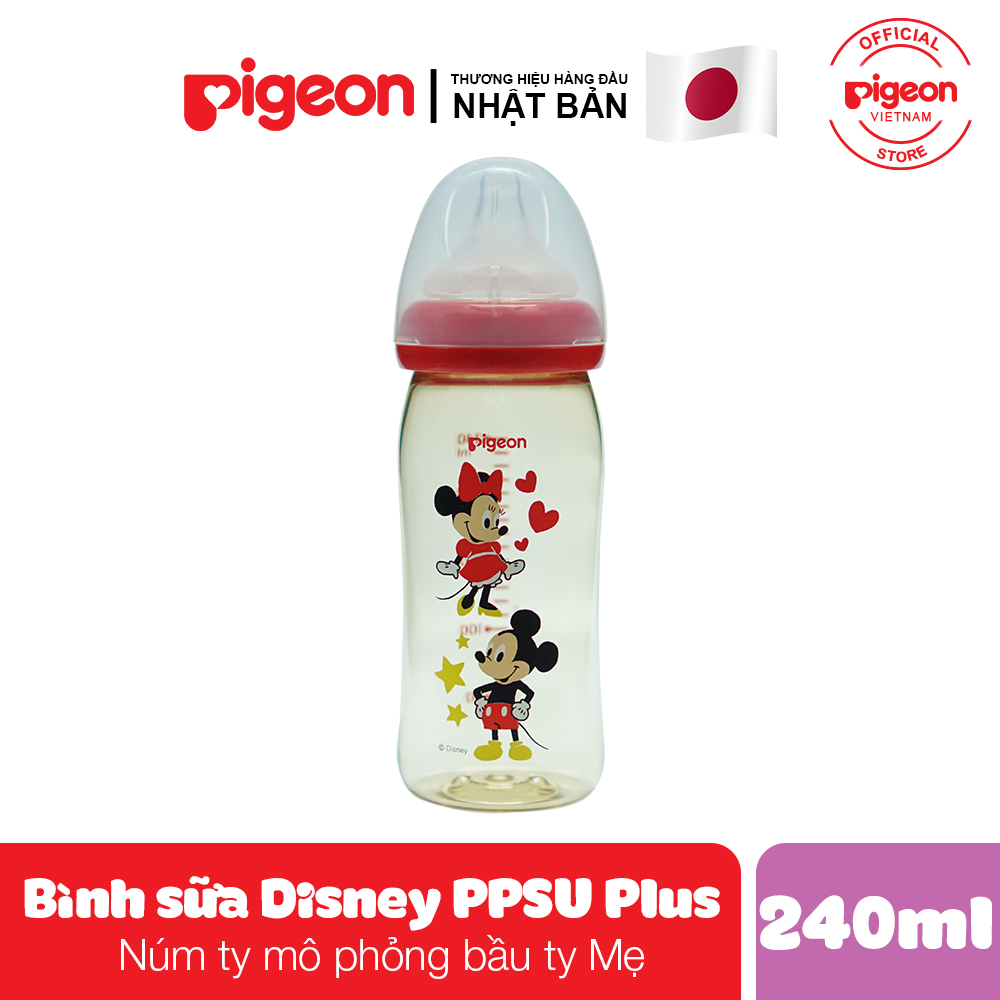 Bình sữa Pigeon Disney PPSU Plus D12222101 240ml
