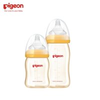 Bình sữa Pigeon nhựa PPSU cổ rộng 160ml/240ml
