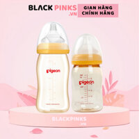 Bình sữa Pigeon nhựa PPSU cổ rộng 160ml/240ml