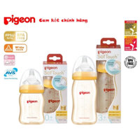 Bình sữa Pigeon nhựa PPSU Plus cổ rộng 160ml  hàng chính hãng
