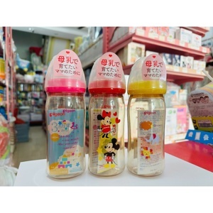 Bình sữa Pigeon nội địa Nhật 240ml cổ rộng