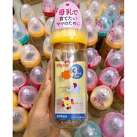 Bình Sữa Pigeon Nội Địa Nhật Cổ Rộng 240ml