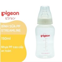 Bình sữa Pigeon PP Streamline 150 ml (hàng nhập khẩu có tem chính hãng)