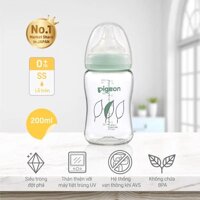 Bình sữa Pigeon T-Ester Plus Chiếc Lá 200ml/300ml