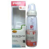 Bình sữa Pigeon thủy tinh 200ml