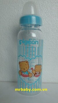 Bình sữa Pigeon tròn màu 240ml