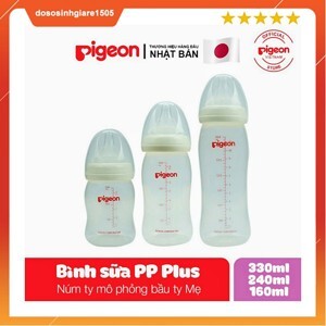 Bình sữa PP Plus Pigeon GCPG010099 - 160ml