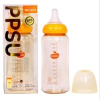 Bình Sữa PP Wesser 250ml Cổ Hẹp Dành cho bé từ 4-6 tháng - 231