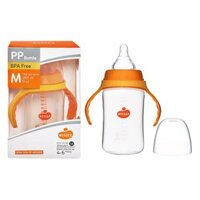 Bình sữa PP Wesser cổ rộng 260ml