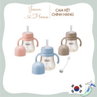 Bình Sữa PPSU 240ml Có Ống Hút Tiện Lợi Cho Bé Edison Nội Địa Hàn