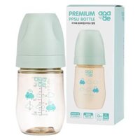 Bình sữa PPSU Aga-ae cao cấp 180ml (mây xanh)