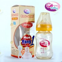 Bình sữa PPSU GB-Baby 120ml Hàn Quốc Tặng 1 núm ti siêu mềm