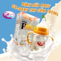 Bình sữa PPSU GB-Baby tay cầm 180ml - cổ rộng
