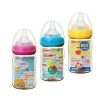 Bình sữa PPSU nội địa - Màu hồng - 160 ml