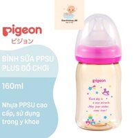 Bình Sữa PPSU Plus Pigeon Hình Đồ Chơi 160/240ML