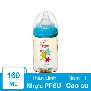 Bình sữa PPSU Plus Pigeon Ngôi Sao 160ml