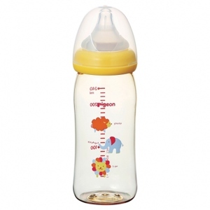 Bình sữa PPSU Plus Pigeon Thú cưng 240ml
