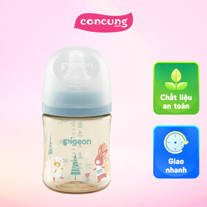Bình sữa PPSU Plus Pigeon thú cưng 160ml