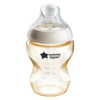 Bình Sữa PPSU Ty Siêu Mềm Tự Nhiên Tommee Tippee Natural Start 260ml, Núm Ty Đi Kèm 3-6 Tháng
