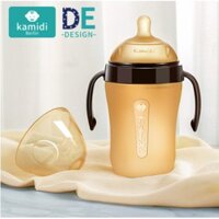 Bình sữa silicon KAMIDI, Bình sữa PPSU KAMIDI.Núm ti silicone mềm mại giải quyết vấn đề bé lười ti bình 150ml- 250ml