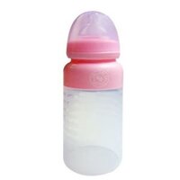 Bình sữa silicone cổ rộng Ami 250ml AM55105 Hồng