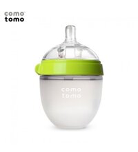 Bình sữa silicone Comotomo 150ml – Xanh