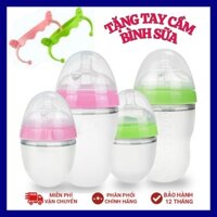 Bình sữa Silicone Siêu Mềm Cho Bé Lười Ti Bình dung tích 150/250ml