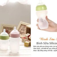 Bình sữa sillicone Putti Atti Hàn Quốc 260ml