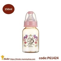 Bình sữa Simba 150ml PPSU-Dorothy Wonderland cổ chuẩn  (màu hồng)