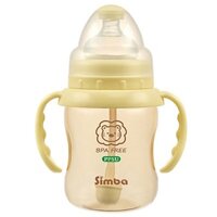 bình sữa simba  nhựa PPSU có ống hút 150ml