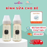 Bình Sữa SPECTRA Cổ Rộng 240ML Chất Liệu Cao Cấp Như Pigeon Moyuum Hegen Dành Cho Trẻ Sơ Sinh