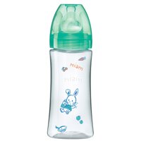 Bình sữa tam giác thông minh núm đa tốc độ Dodie 330ml