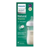 Bình sữa thủy tinh Avent Natural Response 240ml 1 gói