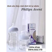 Bình Sữa Thủy Tinh Avent Natural-240ml