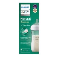 Bình sữa thủy tinh Avent Natural Response 240ml 1 gói