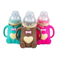 Bình sữa thủy tinh chống sặc_Hinata Nhật Bản BS01 _240ml