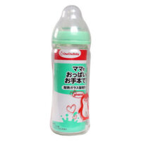 Bình sữa thủy tinh Chuchu Baby cổ rộng 240ml