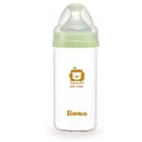 Bình sữa thuỷ tinh hồ lô cổ rộng Simba 120ml