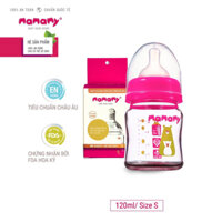 Bình sữa thuỷ tinh Mamamy 120ml