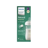 Bình sữa thủy tinh mô phỏng tự nhiên Philips Avent 240ml (đơn)
