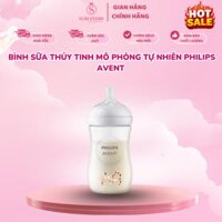 Bình sữa thủy tinh mô phỏng tự nhiên Philips Avent