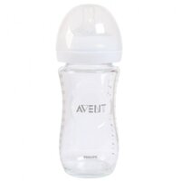 Bình sữa thủy tinh Philips Avent cổ rộng 240ml 673/13