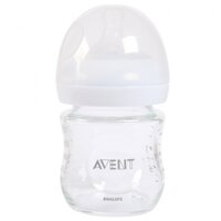 Bình sữa thủy tinh Philips Avent cổ rộng 120ml 673/13