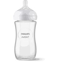 Bình sữa thủy tinh Philips Avent mô phỏng tự nhiên 240ml (SCY933.01)
