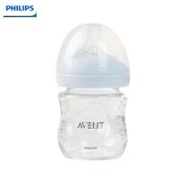 Bình sữa thủy tinh Philips Avent Nature mô phỏng tự nhiên 120ml (SCF671.13)