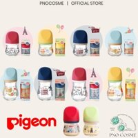 Bình sữa Thuỷ tinh Pigeon cổ rộng 240ml/160ml