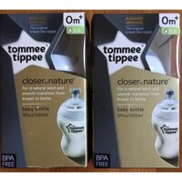 Bình sữa Tommee Tippee 150ml, 260ml, 340ml màu trắng