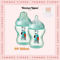 Bình Sữa Tommee Tippee Hoạ Tiết Vẹt Xanh PP - 260ml